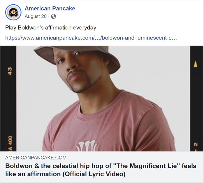 Boldwon™ - The Magnificent Lie | American Pancake - Feature
